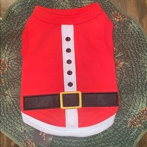 NWT Santa outfit for small dog by Parisian Pet